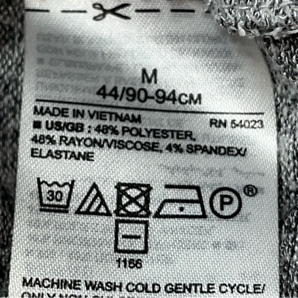 Banana Republic GRAY Long Sleeve V-Neck Knit Sweater Rayon Blend PULLOVER Mens M - Picture 8 of 14